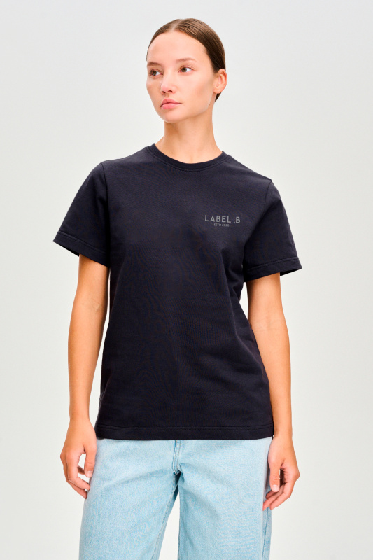 Футболка regular-fit BLACK